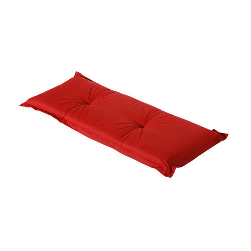 MADISON Bankauflage Basic in Rot, wetterfest und UV-beständig, B/T: 120 x 48 cm - Bild 2