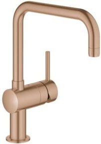 Grohe Spültisch-Einhebelmischer Minta in Gold mit schwenkbarem U-Auslauf - Bild 1