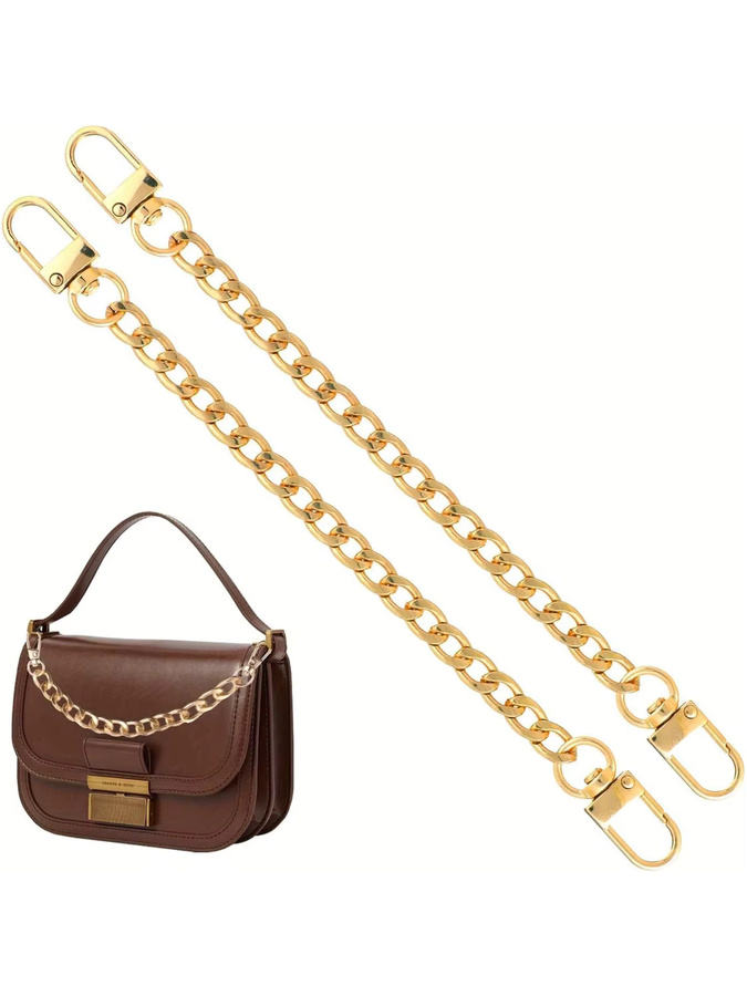 Yuchains Taschenverlängerungskette, Gold, Unisex - Bild 4