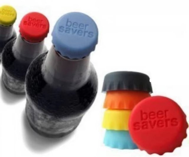 Wiederverwendbare Silikon-Flaschenverschlüsse in 6 Farben für Bier, Soda und Erfrischungsgetränke - Bild 1