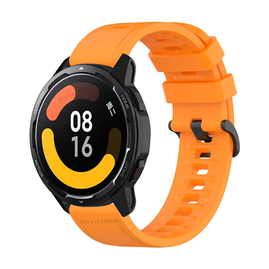 Xiaomi Uhrenarmband Silikon, 22 mm, Schwarz, Unisex - Bild 2