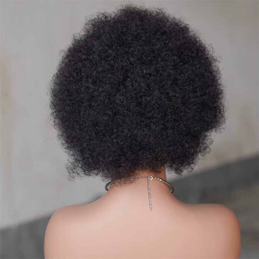 Tomiyaa Afro Kinky Curly Wave Perücke, Echthaar, 250% Dichte, Damen - Bild 3
