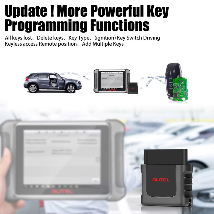 Autel MaxiVCI Mini VCI Bluetooth Fahrzeug Interface Diagnose Werkzeug in Schwarz für MK808BT MK808TS MX808TS MP808TS TS608 MS906S - Bild 4