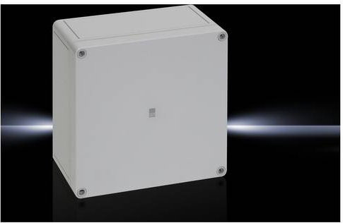 Rittal Installations-Gehäuse aus Polycarbonat in Lichtgrau, B/T/H: 182 x 180 x 90 mm - Bild 1