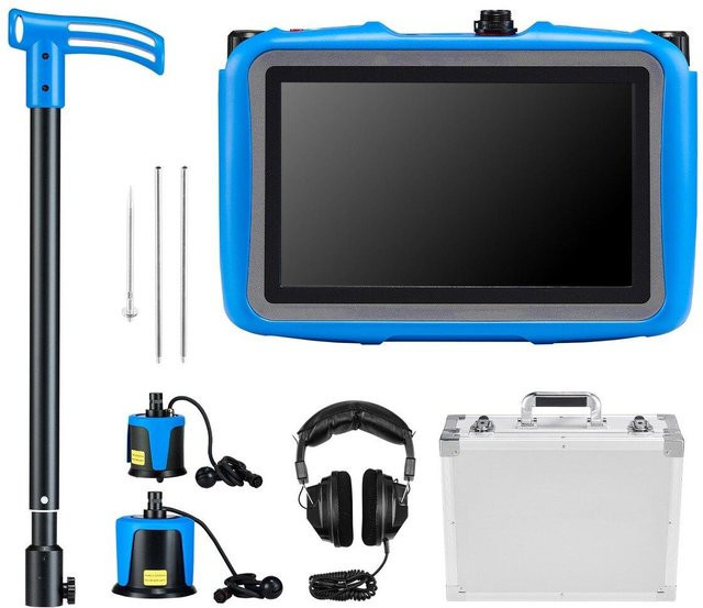 Buying Solutions, MB Rohrwasserleckdetektor für den Außenbereich mit LCD-Touchscreen, 1Hz-10000Hz, blau - Bild 1