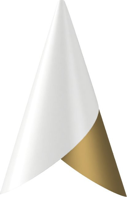 UMAGE Cornet Hängeleuchte aus Aluminium in Weiß, verstellbar - Bild 1