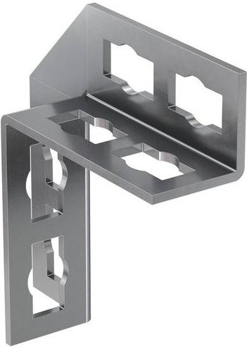 Fischer PUWS Universalwinkel Edelstahl 562834 Silber 8 Stück - Bild 1