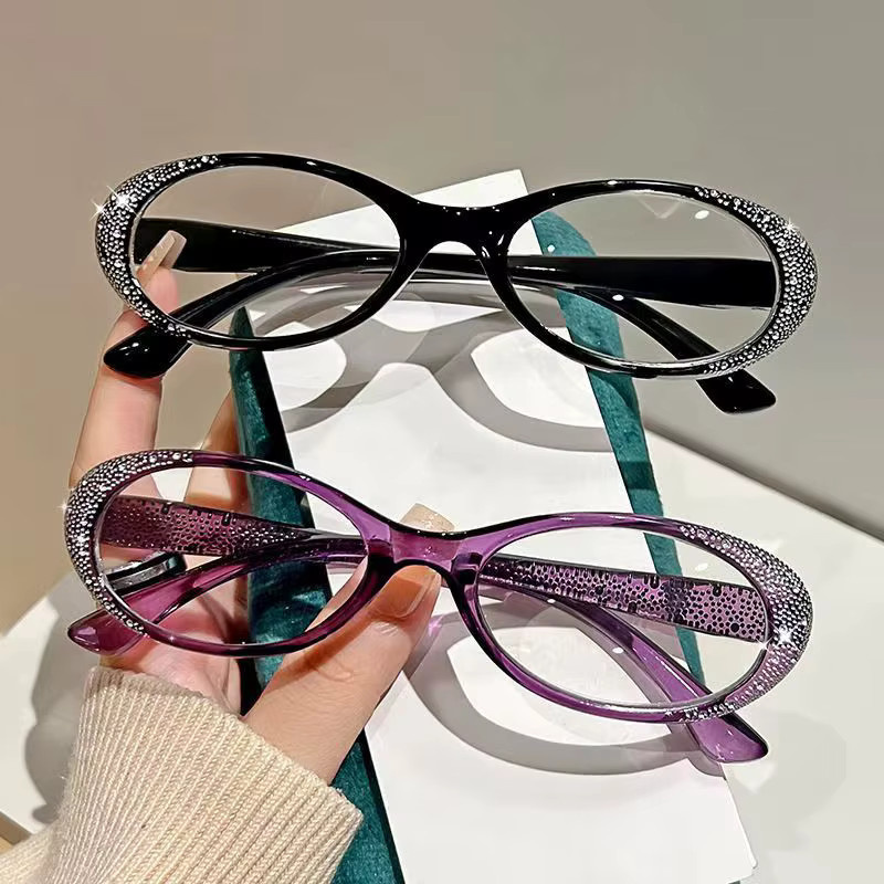 Lesebrille für Damen, Vollrand, oval, Kunststoff, Anti-Blaulicht - Bild 2