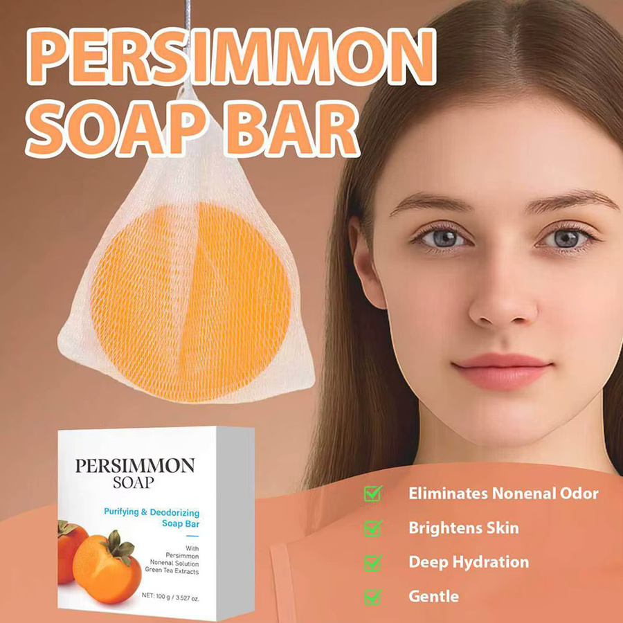 SADOER Persimmon Duschseife, 100 g, Unisex - Bild 2