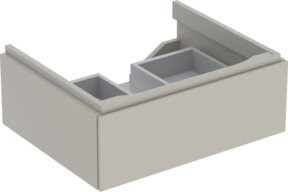 Geberit Waschtischunterschrank Xeno2 in Greige mit Schublade, B/T/H: 58 x 22 x 46,2 cm - Bild 1