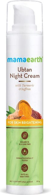 Mamaearth Ubtan Nachtcreme, 50 g, mit Kurkuma und Safran - Bild 1