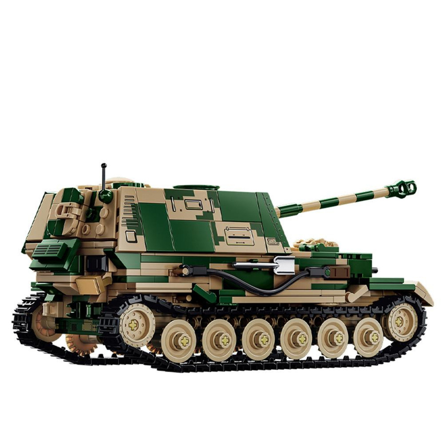 DBPALY WW2 Militär Armee Soldaten Zweiter Weltkrieg Tiger Panzerzerstörer Bausteine - Bild 2