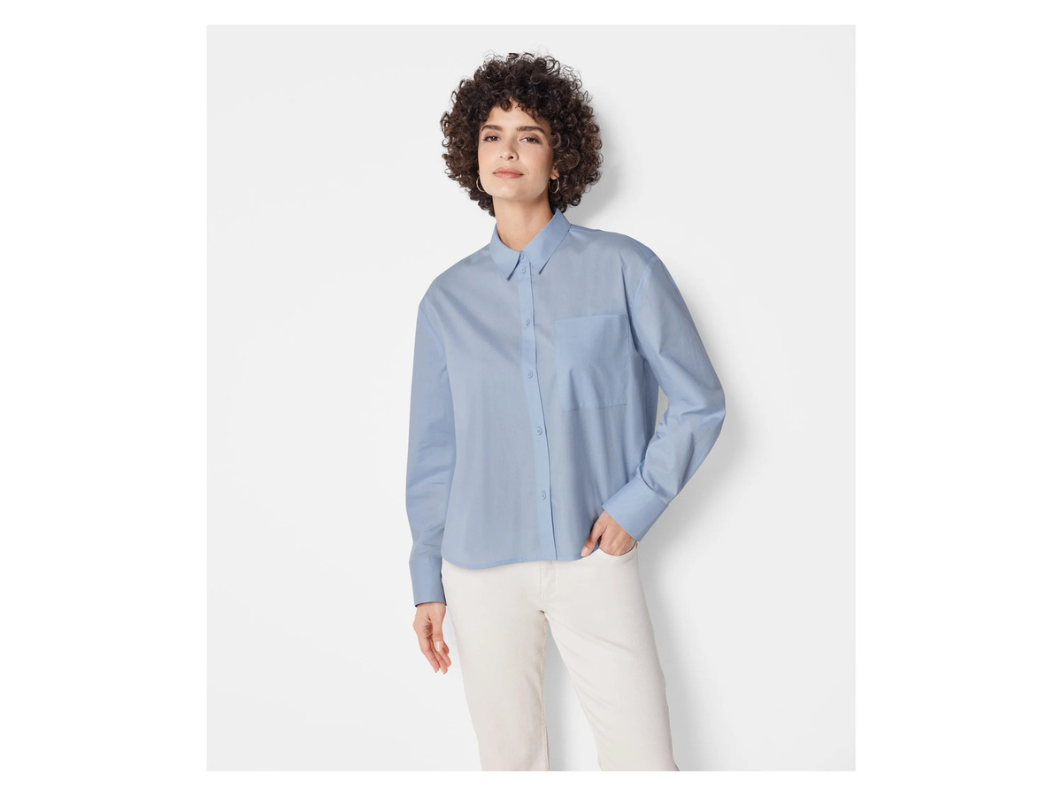 ESMARA Damen Hemd, Blau, 44 - Bild 2