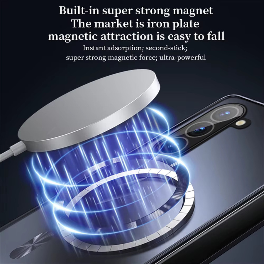 MagSafe kompatible Frosted AG Schutzhülle für Samsung Galaxy Z Fold 7 6 5 4 3 5G mit vollständigem Objektivschutz - Bild 3