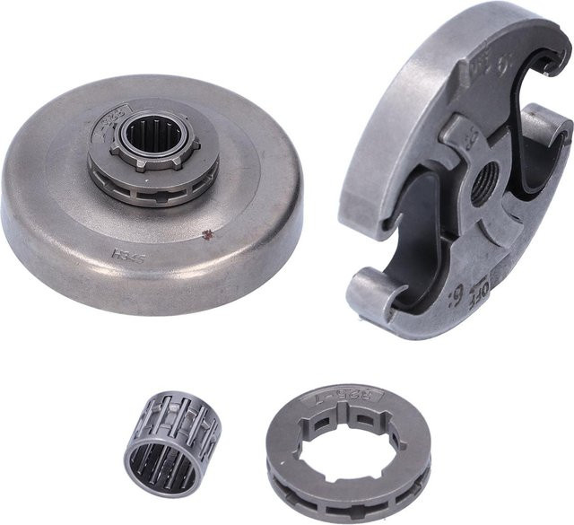 Kupplungsritzelring und Lager-Kit in Silber passend für Husqvarna 325 340 346XP 345 350 351 353 445E 450 von mfySpace - Bild 1