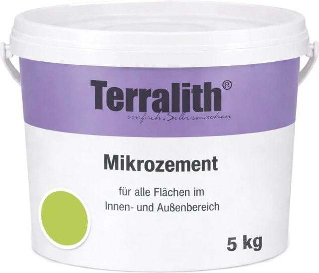 Terralith Mikrozement Fix & Fertig LFC0553 in Grün, 5 kg für ca. 4,25 qm - Bild 1