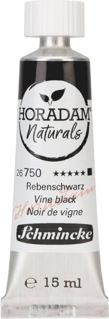 Schmincke Horadam Naturals Aquarellfarbe Rebenschwarz mit Erdpigmenten und Pflanzenharzen - Bild 1