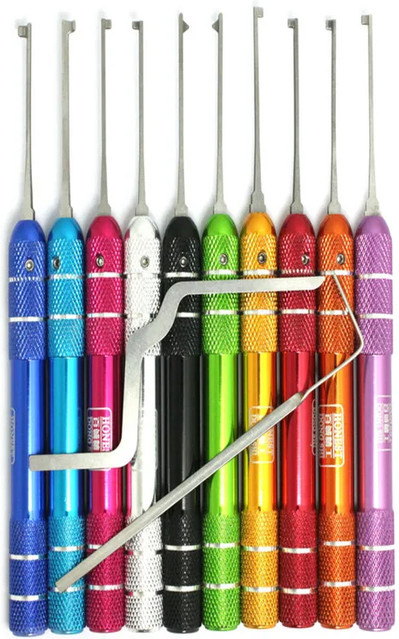 10 Stück runde Aluminiumgriffe in Multicolour für professionelle Schlosserarbeiten - Bild 1