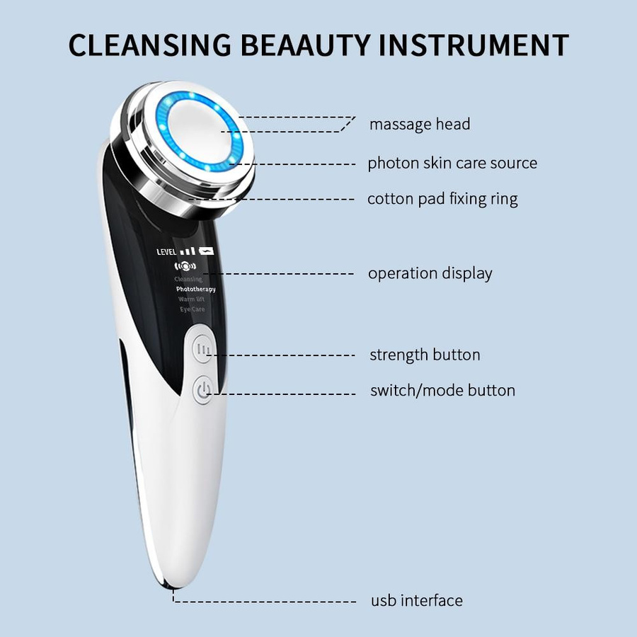 NATAWA Gesichtsmassagegerät, Weiß, Unisex - Bild 2