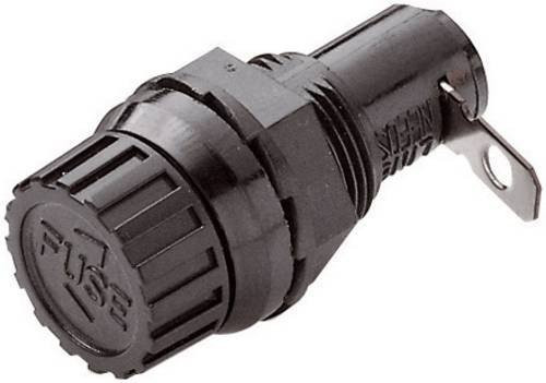 ESKA Sicherungshalter 533769 in Schwarz für Feinsicherungen 5 x 20 mm, 10A, 250 V/AC - Bild 1