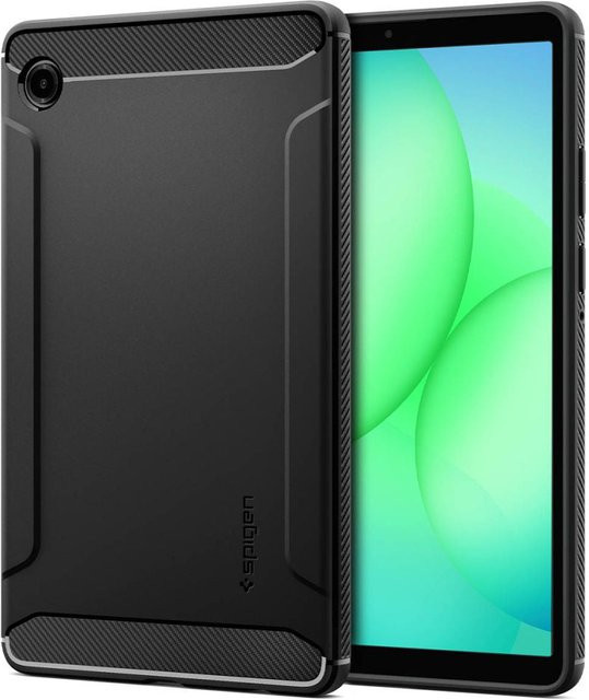 Spigen Rugged Armor Schutzhülle für Samsung Galaxy Tab A11 in Mattschwarz - Bild 1