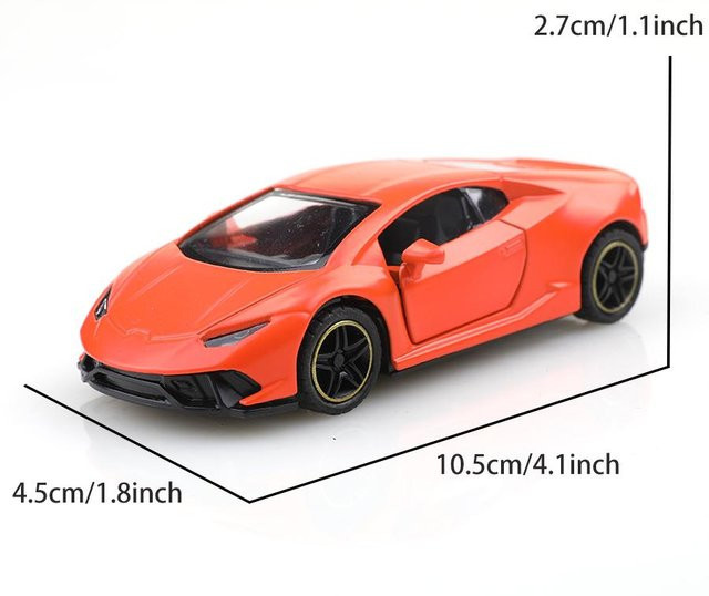 Linyi toy car Rennwagen, 1:43, Metall, Rückziehbar, ab 4 Jahren - Bild 1
