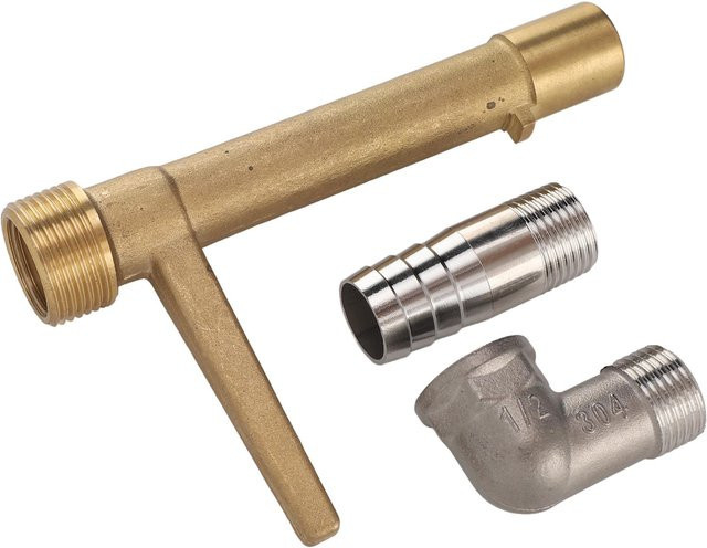 G3 4 Schnellkupplungsschlüssel aus Messing und Edelstahl in Gold und Silber mit 3/4 Zoll Anschluss - Bild 1