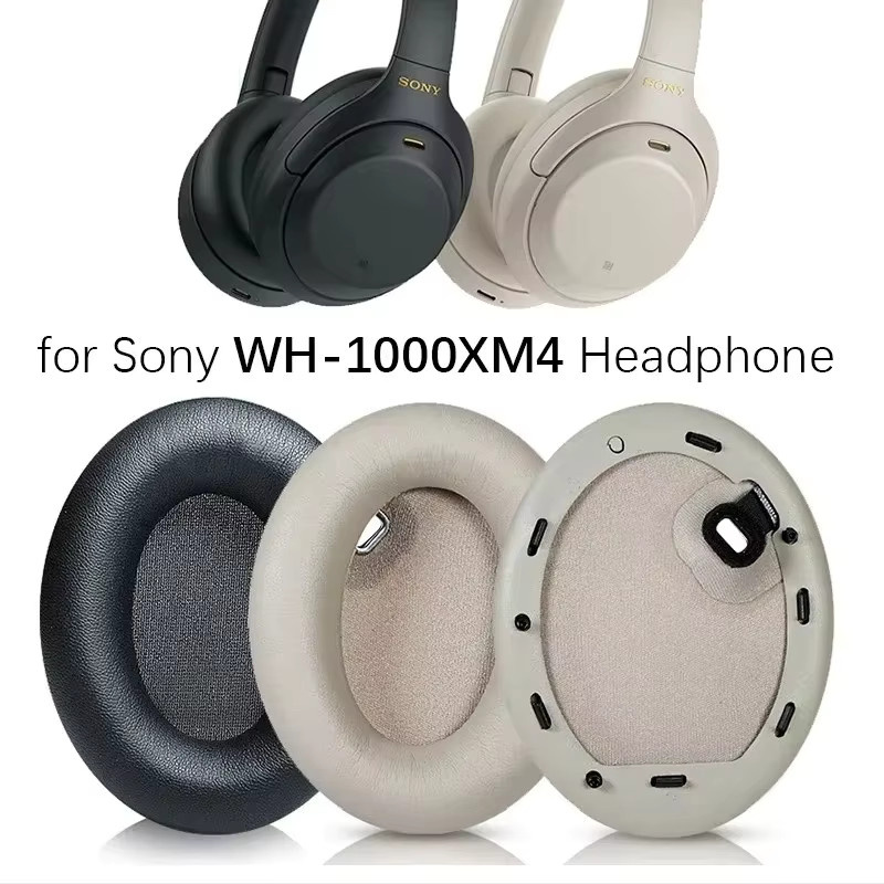 Sony Ersatz-Ohrpolster für WH-1000XM4 Kopfhörer aus weichem Memory-Schaum in Schwarz - Bild 5
