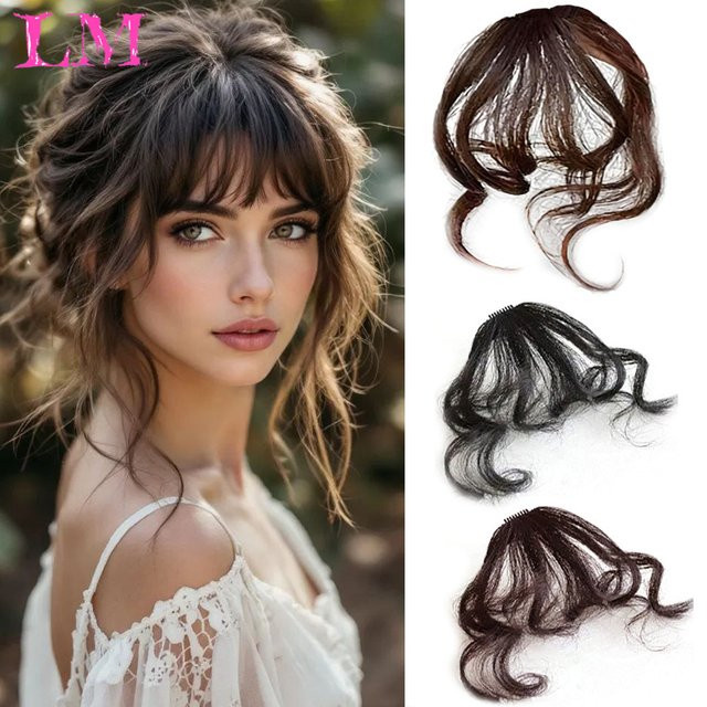 LIANGMO Pony-Clips, synthetische Fransen, lockig, Kinder - Bild 1