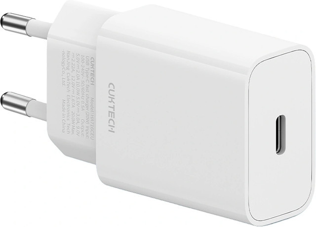 Cuktech HA716C Netzladegerät mit 20W und USB-C Anschluss in Weiß - Bild 1