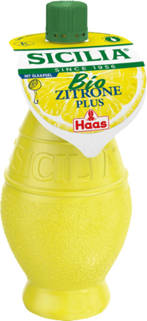 Haas Sicilia Bio Zitronen Plus Zitronencitrakt 200 ml - Bild 1