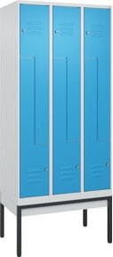 C+P Z-Spind Classic PLUS Spind mit 6 Fächern, Gestell aus Stahl mit Zylinderschloss, H x B x T: 212,0 x 90,0 x 50,0 cm - Bild 1