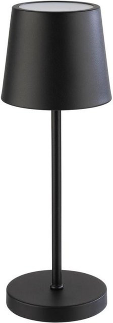 APS Akkutischleuchte MERLE MINI LED dimmbar mit Fernbedienung, schwarz, B/T/H: 9 x 9 x 25 cm - Bild 1