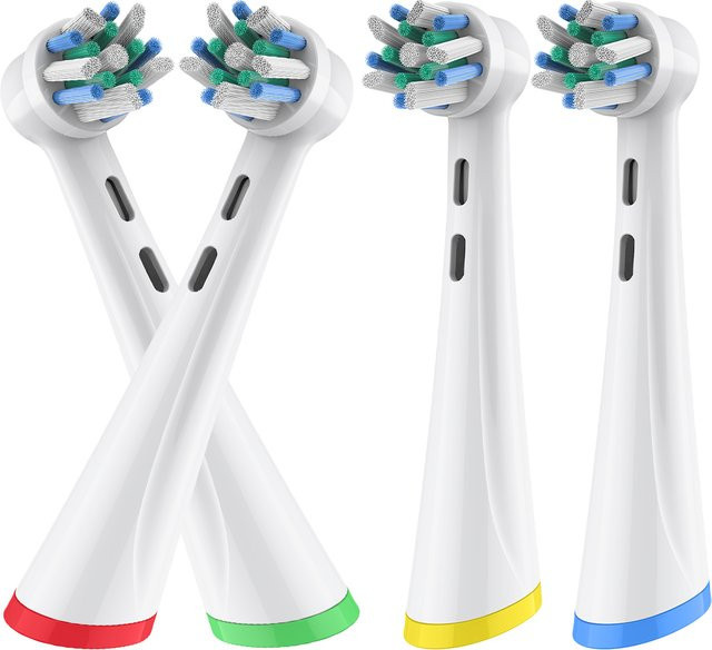 Cross Clean Ersatzbürstenköpfe für Oral B iO Serie, White - Bild 1