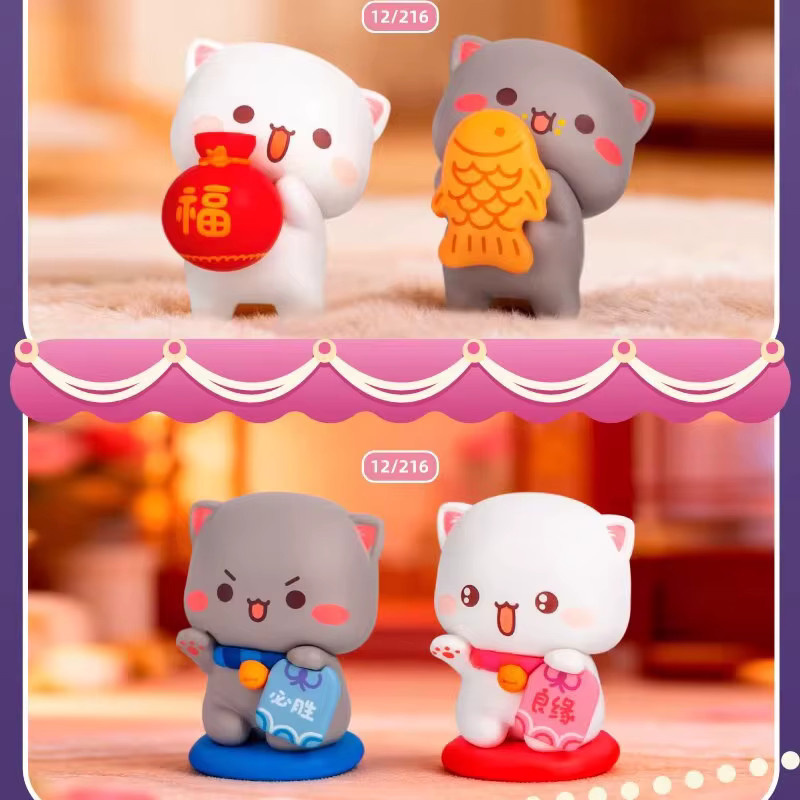 Bandai Peach Cat Goma Sweet Mini Universe, Einzelfigur, Bunt / Mehrfarbig - Bild 3