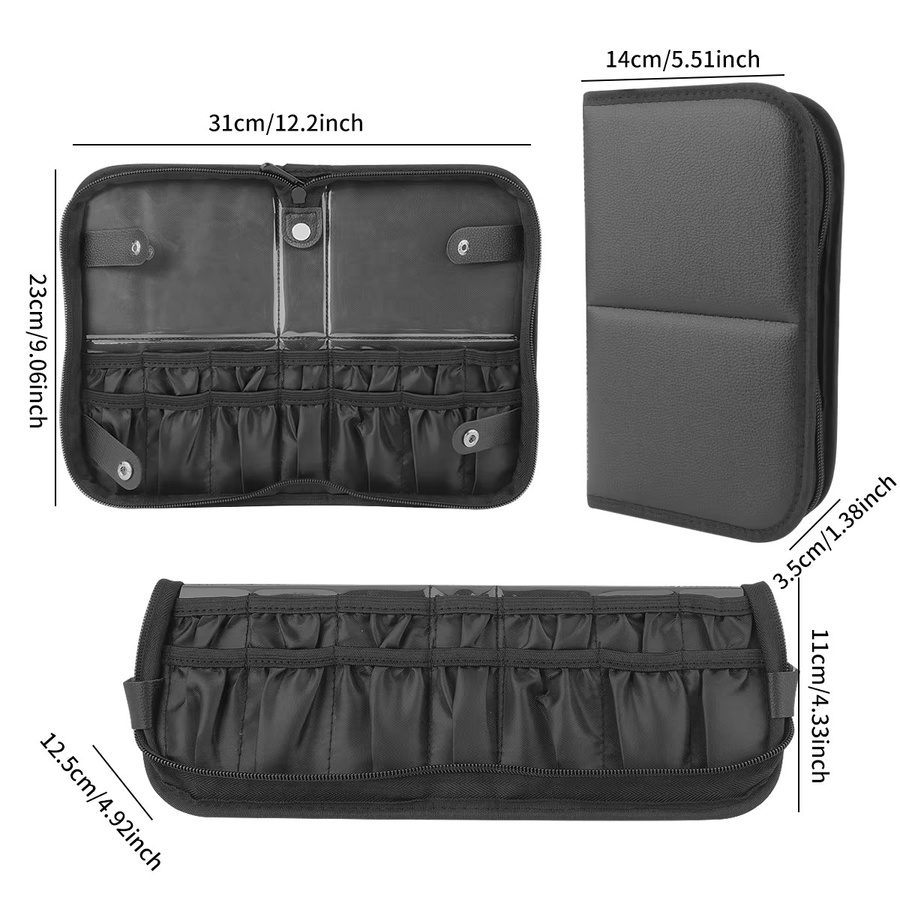 RANCAI Pinseltasche, vertikal faltbar, Unisex - Bild 2