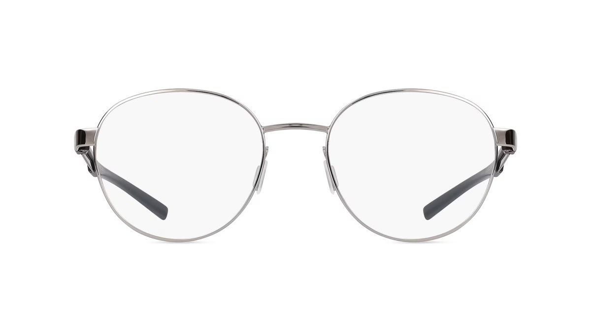 Porsche Design 8746 Korrektionsbrille, Vollrand, Rund, Metall, Unisex, silber - Bild 1