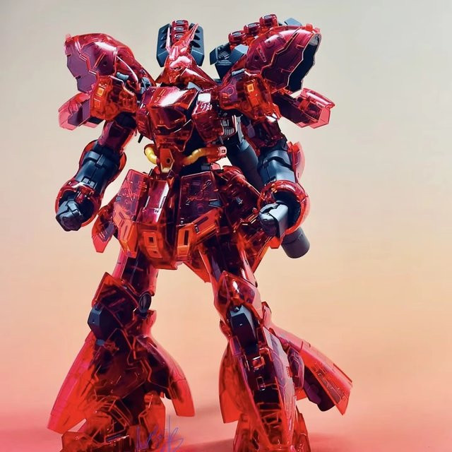 Bandai Sihai Rg Shazabi Modell, Actionfigur, Maßstab 1:144, Rot - Bild 1