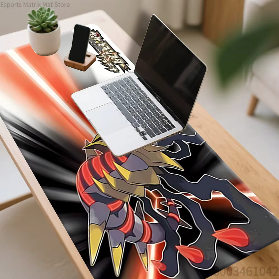 Potdemiel Pokemon Giratina Platinum Version Dynamic Scene Extended Gaming Mouse Pad Schreibtischunterlage, Mehrfarbig - Bild 2