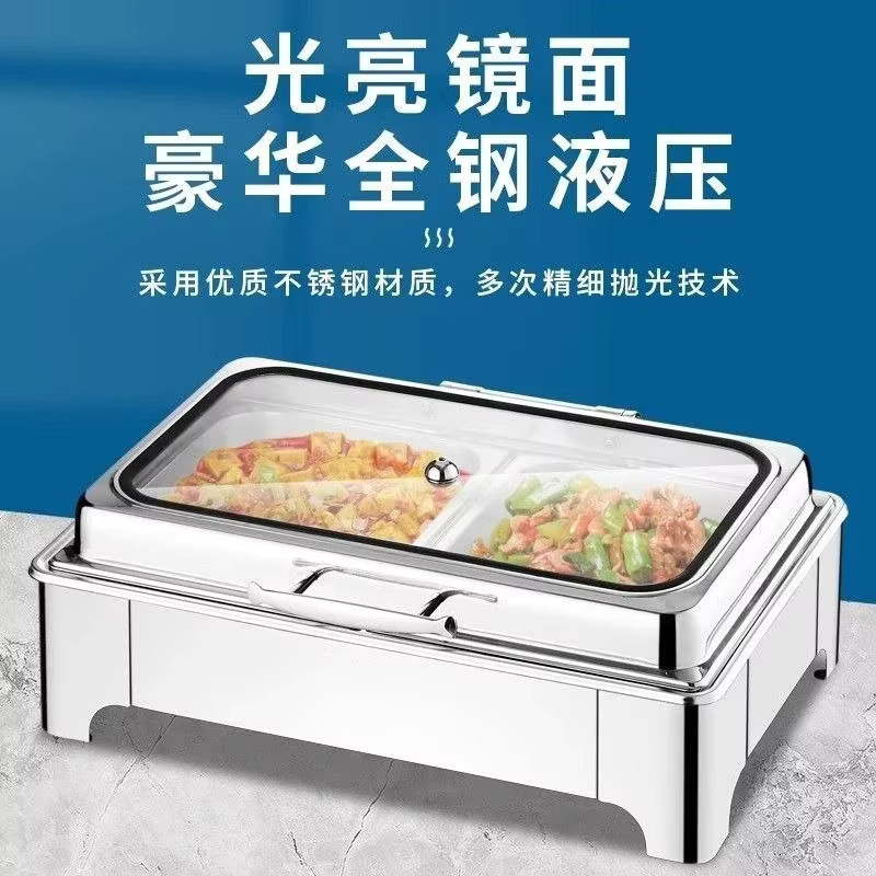 HAOYUNMA Buffet-Isolierofen aus Edelstahl in Silber mit elektrischer Heizung für Hotels und Kantinen - Bild 4