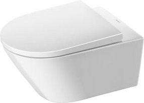 Duravit Wand-WC D-Neo Tiefspüler-Set mit Rimless-Spülung und Soft-Close WC-Sitz, weiß