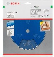 Bosch Expert for Wood Kreissägeblatt mit Carbide-Spitzen, Farbe: Blau, Durchmesser: 160 mm, Bohrung: 16 mm, Zähneanzahl: 24 - Bild 2