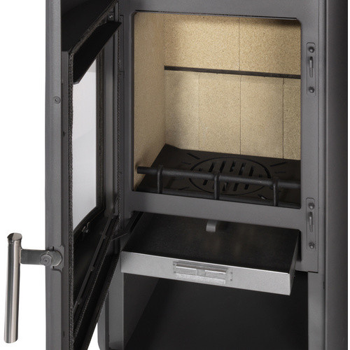 WAMSLER Kaminofen Konstanz in Grau aus Stahl mit 8 kW Leistung, B/T/H: 107,0 x 58,0 x 52,2 cm - Bild 4