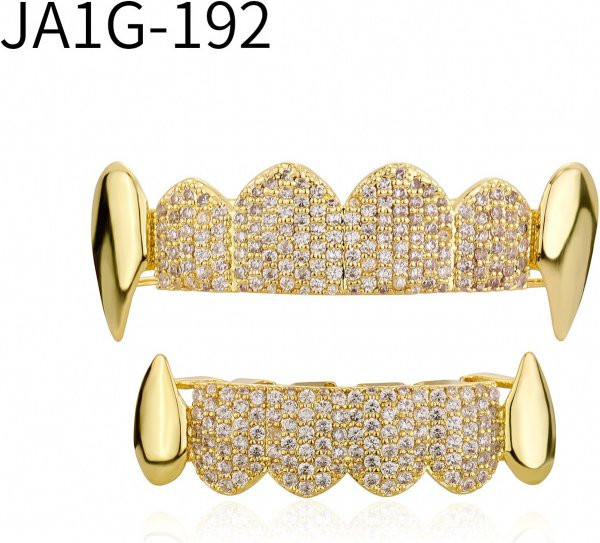 UOSU Grillz, Bicolor, Zirkonia, Unisex - Bild 1