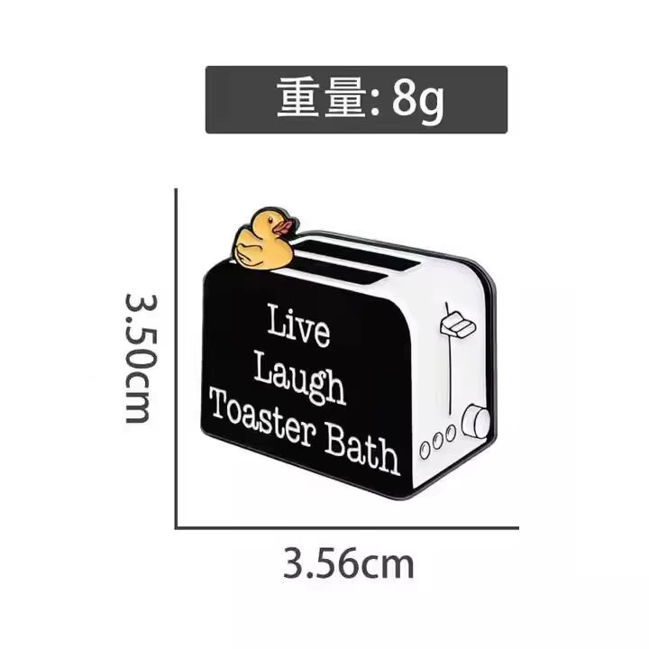 YiYuYiHua Brosche Emaille, Bunt, Unisex - Bild 2