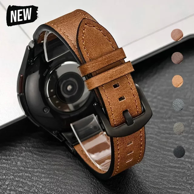 OAKCHARM Uhrenarmband Kalbsleder, brown, Unisex - Bild 1