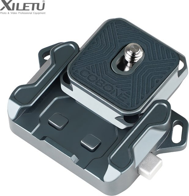 XILETU Schnellwechselplatte und Schultergurt-Basis Kamera-Sling Schnelladapter für Fujifilm, Canon und Sony A7M3, A7IV in Multicolour - Bild 1