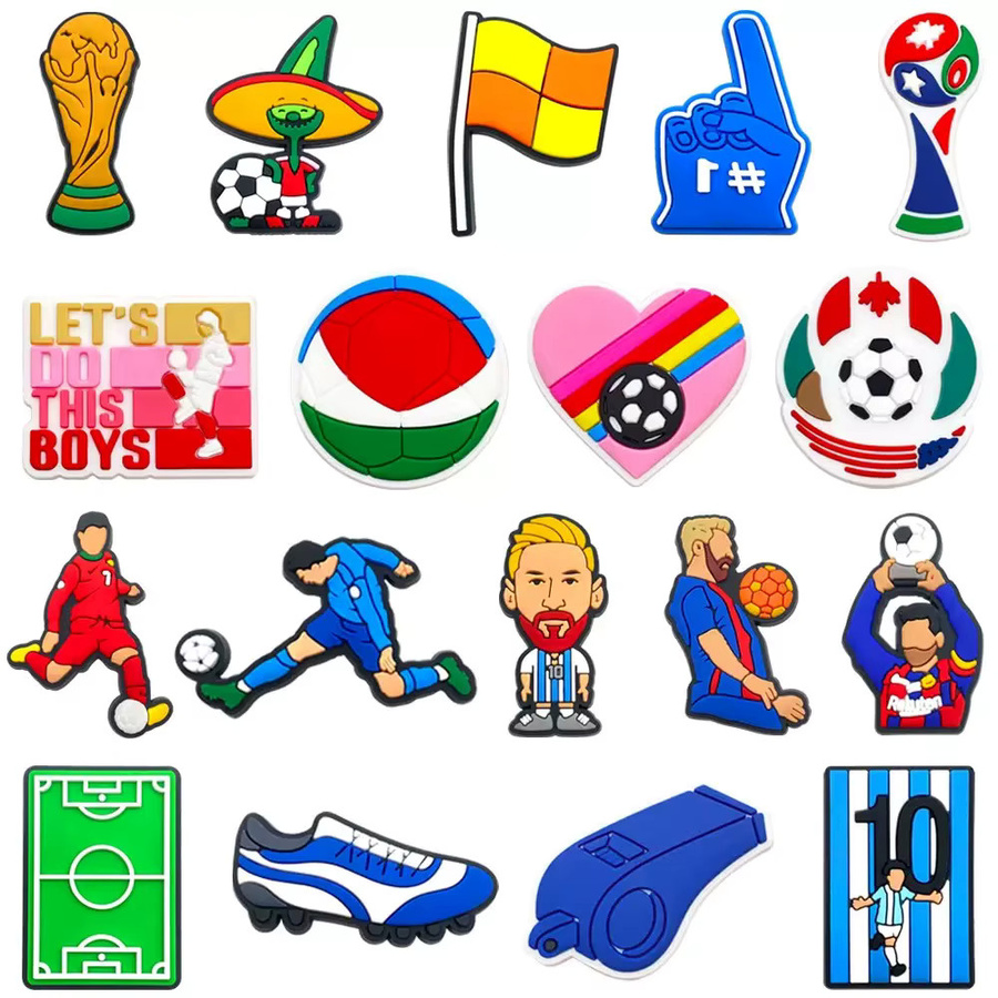 Hot Toys Schuh-Charms Fußball-Serie, Unisex - Bild 5