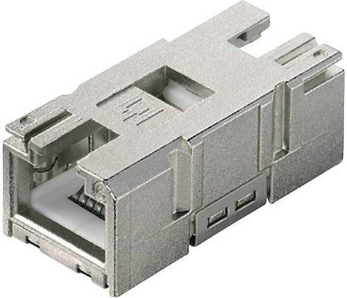 Telegärtner RJ45 Kupplung Cat.6 Ethernet LAN J80029A0010 Silber - Bild 1