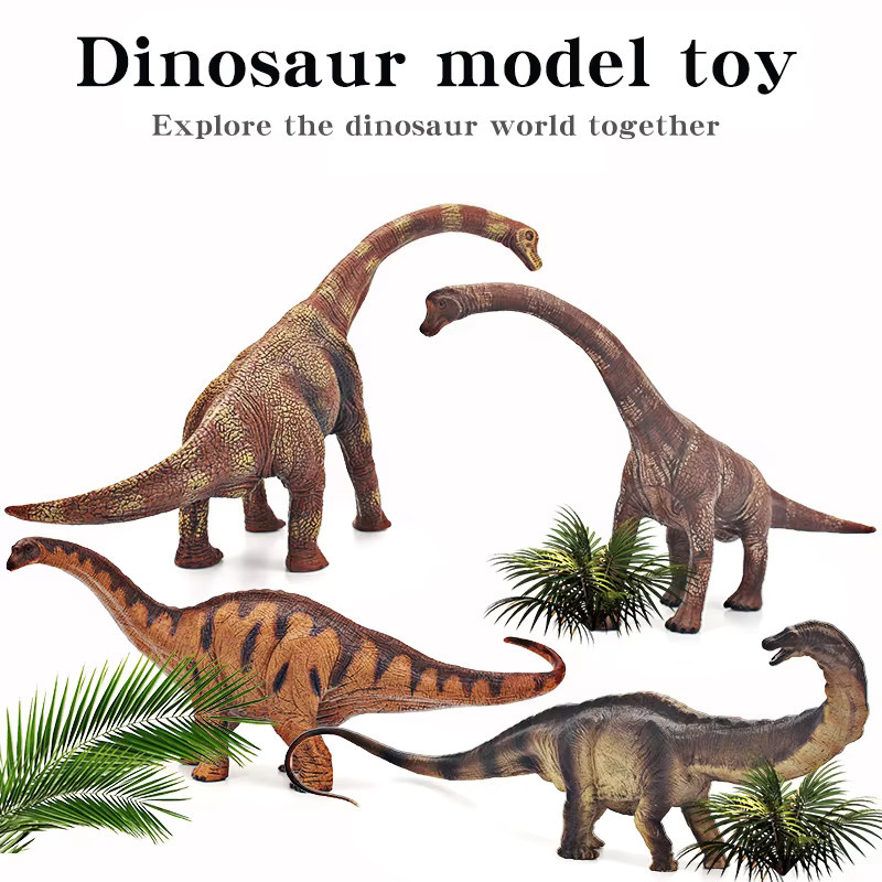 XIALIBAOMOWAN Prähistorische Jurassic großer Brachiosaurus Dinosaurier Modell, Actionfigur, Kunststoff - Bild 2